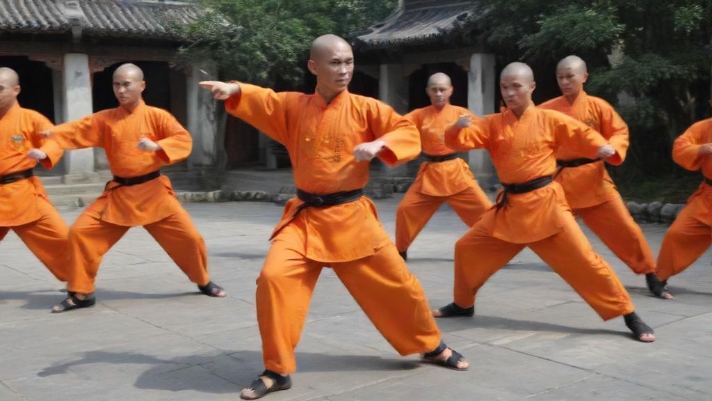 Latar belakang Sebuah kota hancur refensi kota dalam film kungfu traditional china, api berkobar di mana-mana. Orang-orang panik melarikan diri.