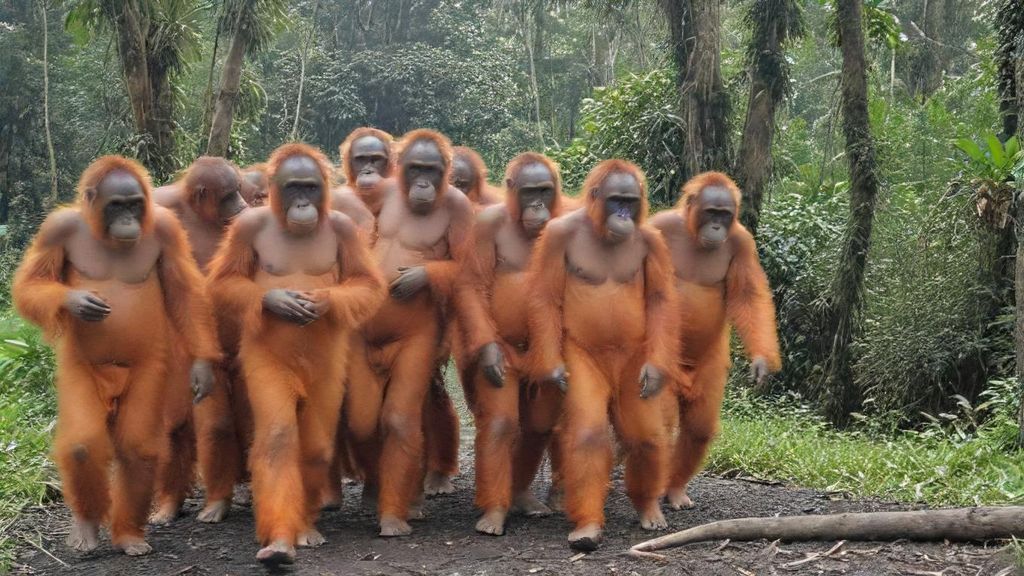 Latar belakang Sebuah kota hancur, api berkobar di mana-mana. Orang-orang panik melarikan diri.